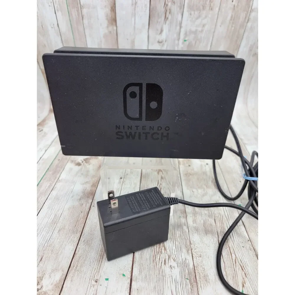 Nintendo Switch Console Tablet w/ Joycon Pink Green Dock Controller Charger